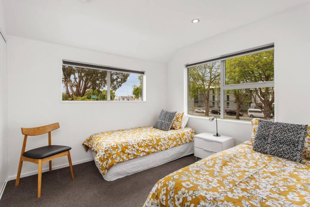Ferienwohnung Convenient Urban Townhouse 2 Carparks Available Christchurch Exterior foto