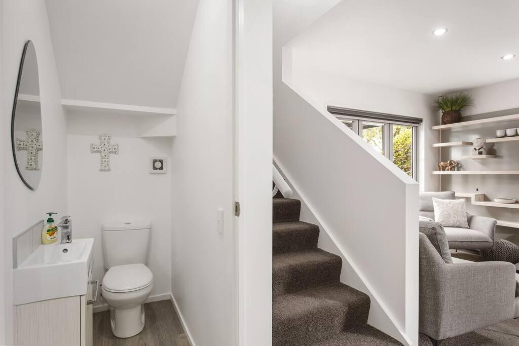 Ferienwohnung Convenient Urban Townhouse 2 Carparks Available Christchurch Exterior foto