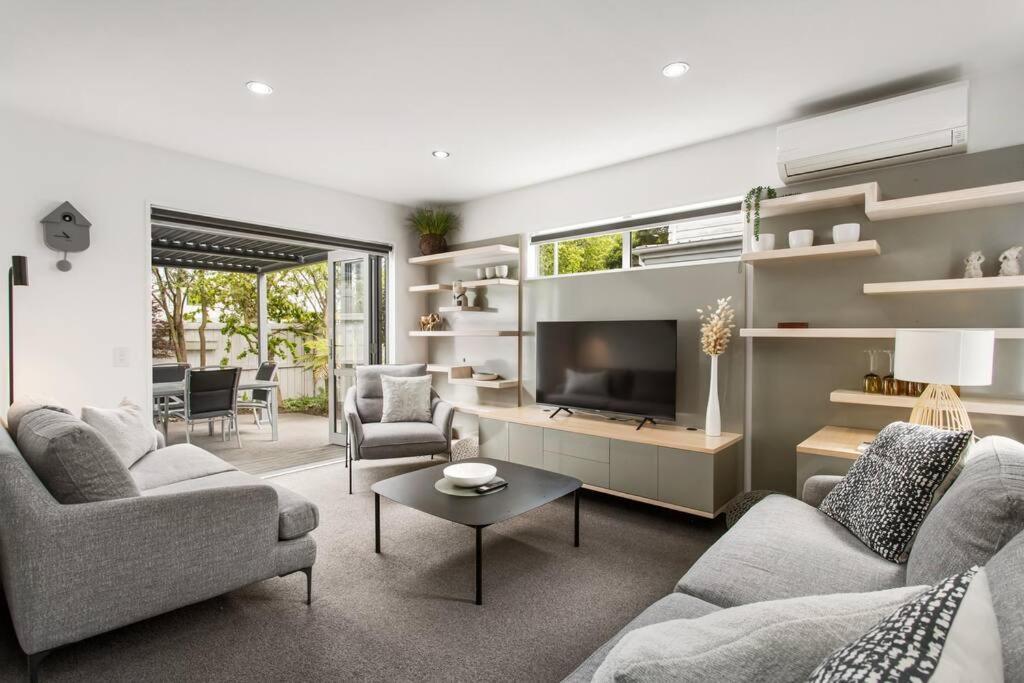 Ferienwohnung Convenient Urban Townhouse 2 Carparks Available Christchurch Exterior foto